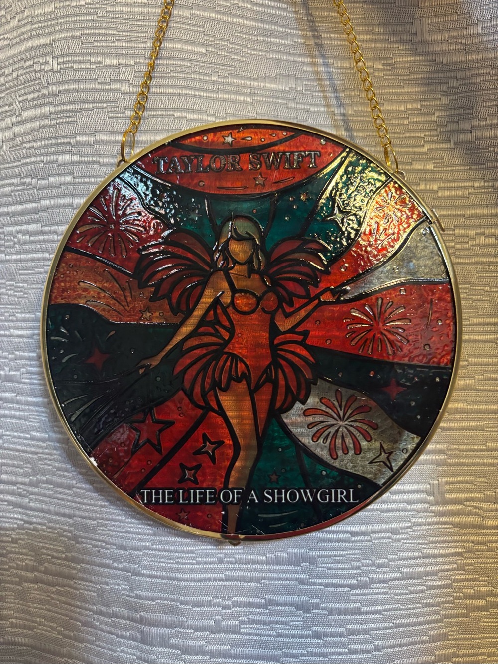 Taylor Swift 'The Life of a Showgirl' Decorative Suncatcher